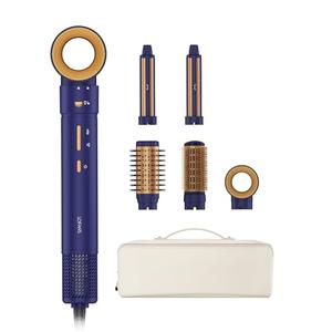 5 in 1 Multi Hot Air Styler Wrap, 110,000 RPM High-Speed Hair Dryer Brush with Auto Wrap Curlers & Blow Dryer Brush, Fast Drying & Frizz-Free Styling, No Heat Damage for Women
