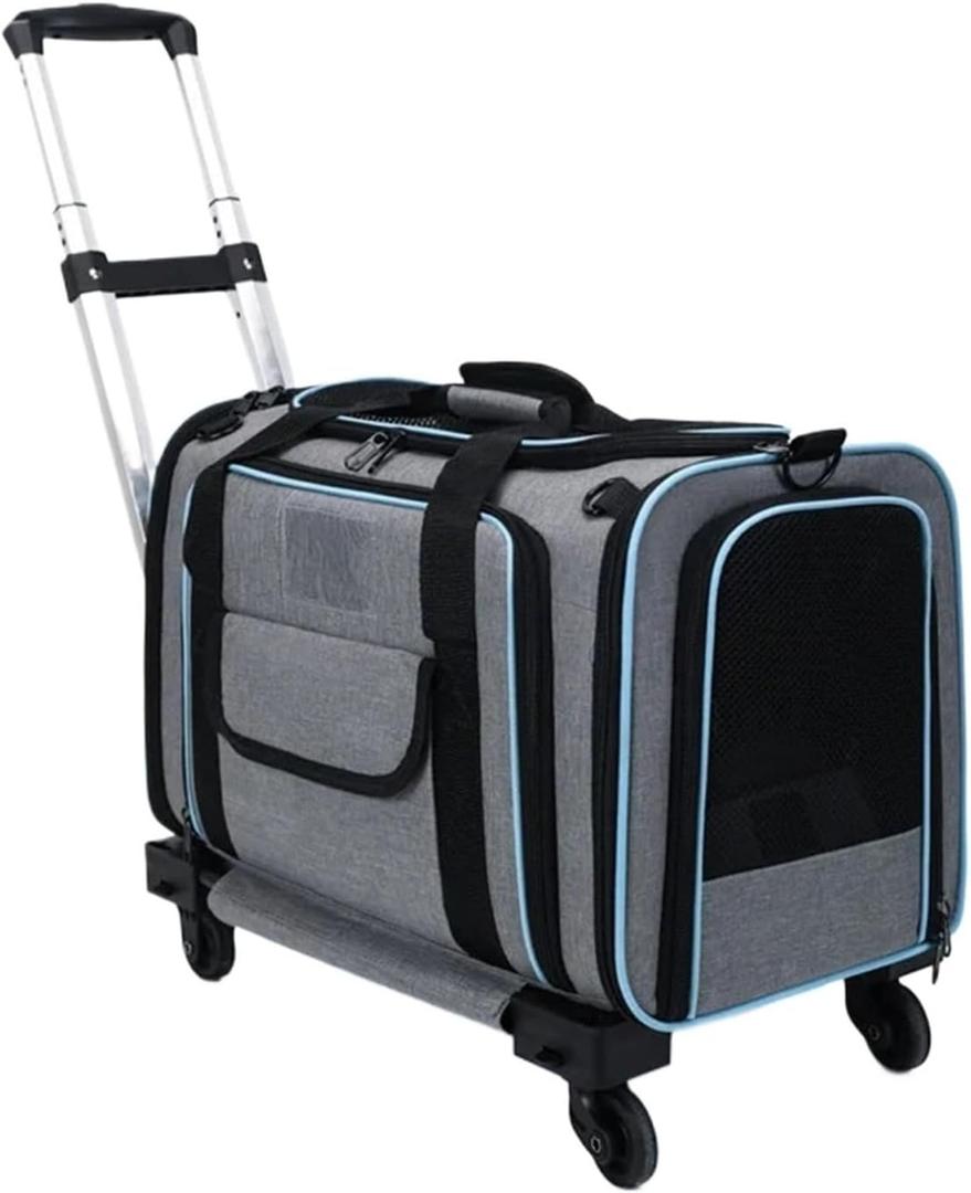 Compatible Handheld Pet Carrier Bag, Foldable Diagonal Design for Outdoor Travel with Cats