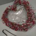 DR.DUDU Valentine's Day Wreath, 15" LED Lighted Red Berry Heart Shaped Valentines Wreaths for Front Door, Battery Operated Artificial Wreaths Home Decoration for Outdoor Indoor Wall Mantel