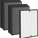 3000 Replacement Filters Compatible with Air Doctor 3000 Serie Air Purifier, Include 1 FLliter, 2 Activated Carbn and 4 Extra Carbn Pre-Filters