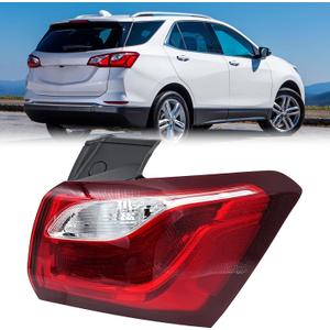 Tail Light Assembly Compatible with Chevy Equinox 2018 2019 2020 Halogen Type Rear Outer Tail Lamp Right Passenger Side, Replaces# 84769836, GM2805132
