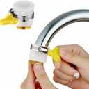 Adjustable Faucet Adapter for Faucets, Fits 1314mm, 16.518mm, and 2223.5mm Outer Diameter, Converts to 55/64"-27 Male Thread, for Common Faucet Mount Water Filters and Countertop Water Filters