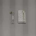 SailorTech iPhone 14 Pro case with Credit Card Holder Phone Lanyard mag Safe for Women, iPhone 14 Pro Phone Leather Case with Zipper Wallet Compatible Wallet Case-White Leopard