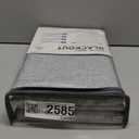 100% Blackout Shield Linen Blackout Curtains for Bedroom 102 Inches Long, Back Tab/Rod Pocket Living Room Drapes, Thermal Insulated Blackout Curtains 2 Panels Set, 50" W x 102" L, Grey