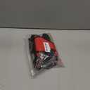 rabbitgoo Dog Harness Medium Sized, No Pull Pet Harness with 3 Buckles, Adjustable Soft Padded Vest with Control Handle, Walking Reflective Pet Vest for Medium Dogs, Red, M