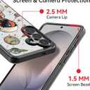 Bouvardia for Samsung Galaxy S26 Plus Case (Cool Astronaut) | Cute Girly Design for Women, Shockproof