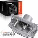 A-Premium Front Passenger Disc Brake Caliper Assembly with Bracket Compatible with Mazda, Lincoln, Mercury and Ford Models - 6 2006-2013, Fusion 2006-2012, MKZ 07-12, Zephyr 06, Milan 06-11