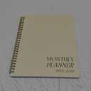 Beautiful 2025-2026 Monthly Planner and Calendar Book - To Do List Notebook That Easily Organizes Your Tasks to Boost Productivity - Runs From January 2025 Until December 2026 (Beige)