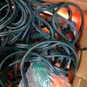 C7 Multicolor Christmas String Lights 25 Feet Outdoor String Lights with 27 LED Red White Green Bulbs(2 Spare), Hanging Christmas Lights for Roof Patio Balcony Party Xmas Decor, Green Wire