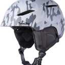 Ski Helmet - Audio Compatible and Lightweight, ASTM Standard for Men, Women and Youth (M (55-59cm / 21.75"-23.25"), Camo)