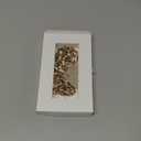 Case-Mate Crossbody Phone Lanyard [Works with All Phones] Hands-Free Strap - Leather Cell Phone Charm - Neck Chain Holder for iPhone 17 Pro Max /16 Pro Max /15/14/13/S25 Ultra - Gold Chain Tan Leather