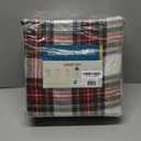 Comfort Spaces Cotton Flannel Sheets Queen Size, Ultra Soft Flannel Sheet Set with 14" Elastic Pocket , Plain Print Warm Flannel Bedding, Scottish Plaid Red 4 Piece