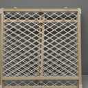 Toddleroo by North States - Diamond Mesh Wooden Baby Gate: Pressure Mounted Baby Gate for Doorways - Adjustable 26.5 to 42 Inches Wide - 23 Inches Tall