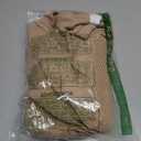 Saodimallsu Womens Short Sleeve Cropped Cardigans Casual Summer Button Down Collared Lightweight Loose Knit Sweater Top
 Size L