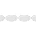 Le Creuset Stoneware Set of 4 Dinner Plates, 10.5" each, White