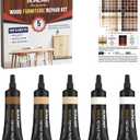 Boncart Wood Furniture Repair Kit, Wood Touch up Fillers, Repair Scratches, Cracks, Paint Chips, and Nail Holes on Furniture, Floors, Doors, Cabinets, and Tables (5 Light Colors)