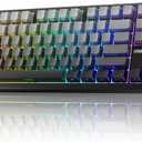 AULA F87 Pro Keyboard, Tri-Mode Bluetooth/2.4GHz/USB-C Gasket Hot Swappable Custom Mechanical Keyboard, Pre-lubed Reaper Switch, Side Printed PBT Keycaps 75% TKL Wireless RGB Backlit Gaming Keyboard