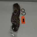 ALXNAN Ponytail Extension,18 Inch Claw Clip in Long Curly Wavy Chocolate Brown with Highlights Ponytail Hair Extension Jaw Clip on Pony Tails Hairpiece for Women