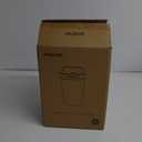 Joybos  Bathroom Trash Can with Lid, 3.6Gal + 2.4Gal Garbage Can with Pop-Up Lid, Small Trash Can Dog Proof, Slim Trash Bin Waste Basket for Toilet, Office, Bedroom, Living Room, Kitchen (White)