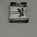 Physix Gear Compression Socks 20-30 mmHg - Men & Women - Running, Nurses, Shin Splints, Flight, Travel (Black)