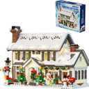 Beamryx Winter Christmas Holiday House Building Set, Holiday Village Blocks, Christmas House Gifts for Adults and Teen (1431pcs)