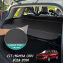 Retractable Cargo Cover for Honda CRV 2023-2025 2026 Accessories, Carbon Fiber Texture Trunk Cover with Extra Flap for No Gap, Heavy Duty Rear Luggage Security Shield Shade for CR-V 6th Gen
