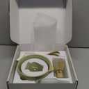 Matcha Whisk Set with Matcha Bowl - Matcha Set Included Electric Frother, Bamboo Whisk, Matcha Spoon, Bamboo Holder, Sifter, Spoon Stand (Mottled Green)