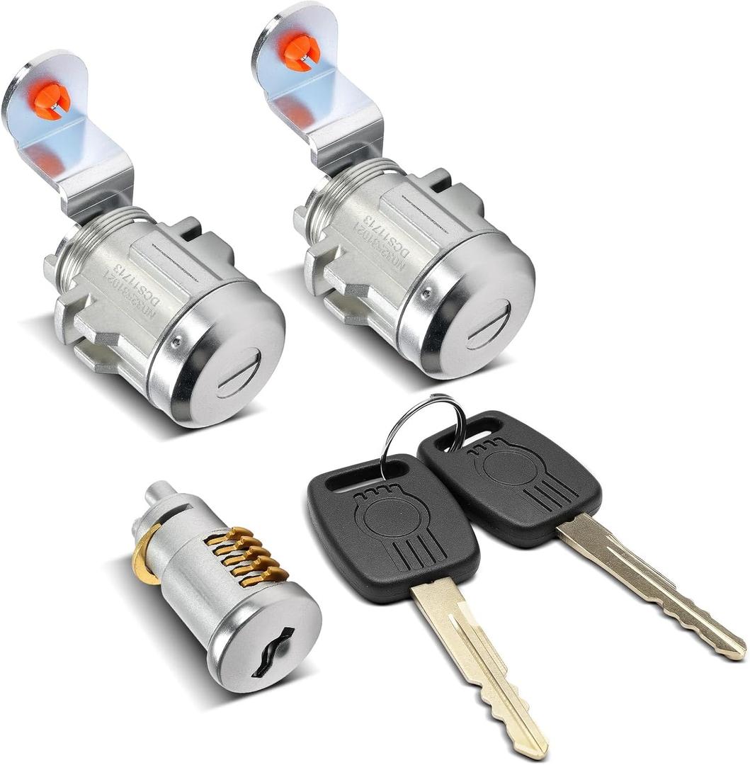 A-Premium Door Lock Cylinder with Keys Compatible with Kenworth T800, T660