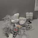 Crystal Chandelier 6 Lights Clear K9 Crystal Luxury Interior Decoration Ceiling Light E12 Bulbs Crystal Pendant Lighting Fixture for Dining Room, Living Room, Bedroom (6 Lights)