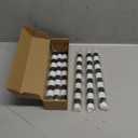 Honoson 6 Pcs Halloween Flameless Taper Candles 10.6 Inch Spooky Black Candles Battery Operated LED Candlesticks for Halloween Centerpieces Dinner Table Home Party Decor