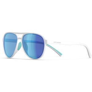Lightweight TAC Polarized Tinted Classic Vintage Retro 70s Sunglasses, TR-90 Frame for Women Men, UV 400 Protection (White)