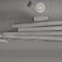 MEXAU White Tension Curtain Rods 41-118 In Extra Long Outdoor Patio Curtain Rods No Drilling Adjustable Heavy Duty Tension Rods for Windows Bathroom Living Room Curtains, Rod Diameter 1.26In