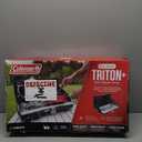 Coleman Triton+ 2-Burner Propane Camping Stove with InstaStart Ignition, Portable Camping Cooktop with 2 Adjustable Burners & Wind Guards, 22,000 BTUs of Power for Camping, Tailgating, Grilling