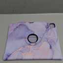 Fintie Rotating Case for iPad Pro 13-inch (M5) 2025 / (M4) 2024 with Pencil Holder - 360 Degree Swiveling Protective Stand Cover with Auto Wake/Sleep, Lilac Marble