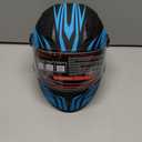 SanQing Kids Full Face Motorcycle ATV Helmet DOT Approved（Blue, M）