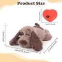 BEVERLYSHARK Beverly Shark Puppy Heartbeat Toy Dog Anxiety Relief Calming Aid Puppy Heartbeat Stuffed Animal Behavioral Training Sleep Aid Comfort Soother Plush Toy for Puppies Cats