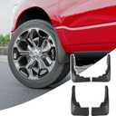 Splash Guard Compatible with 2019-2024 Dodge Ram 1500 Mud Flap ABS 4PCS Front and Rear Mudguard Replacement for 2019-2024 Dodge Ram 1500 Accessories