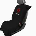 Seat Armour Seat Protector Towel for Dodge - Soft Machine Washable Car Seat Cover Towel - Easy to Install, Multipurpose Car Seat Towel - Black