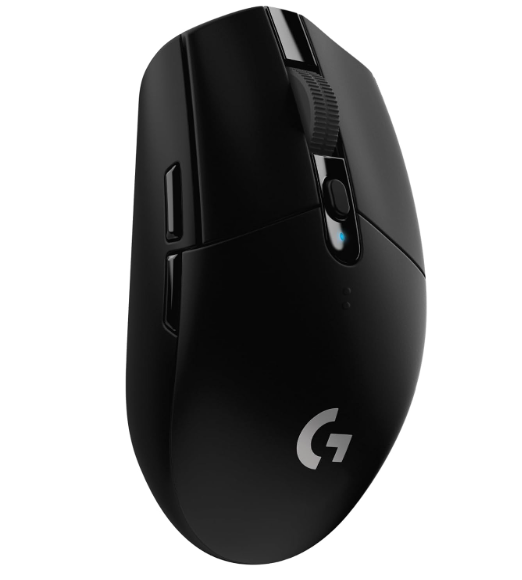 Logitech G305 Lightspeed Wireless Gaming Mouse, Hero Sensor, 12,000 DPI, Lightweight, 6 Programmable Buttons, 250h Battery, On-Board Memory, Compatible with PC, Mac - Black
