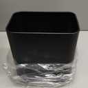 TIPGO Small Metal Trash Can, 2.1 Gallon Slim Trash Can for Bathroom, Wastebasket Garbage Bin for Bedroom, Office, Kitchen, Under Sink (Matte Black)