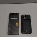 SSLOTSCASE for iPhone 17 Pro Max Case with Card Holder & Kickstand & Slide Camera Lens Cover & Camera Stand & Wallet, Military-Grade Heavy Duty Phone Case Cover for iPhone 17 Pro Max 5G 2025, Black