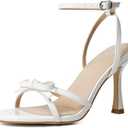 Mostrin Strappy Heels for Women Lace Up Ankle Strap Round Open Toe Stiletto High Heels Women's Heeled Sandals for Prom, Party, Daily Size 37 EU