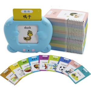 MAYAPHILOS 510 Sight Words Talking Flash Cards Cantonese and English, Trilingual Learning Flashcard Toys, Learn Cantonese and Chinese for Kids, Audible Pocket Speech for Toddlers
