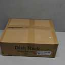 SNTD Dish Drying Rack, Expandable Dish Rack for Kitchen Counter, Stainless Steel Dish Drainer with Drainboard Set and Utensil Holder (Black)