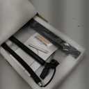 SUPERDANNY LED Desk Lamp for Home Office, Eye-Caring Desk Light with Base, 12W Touch Control 3 Colors Dimmable Brightness, Gooseneck Architect Lamp for Computer Monitor Reading Workbench, Black