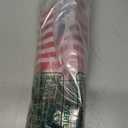 8 Solar American Flag Pathway Lights Waterproof American Flag Pole Light Solar Powered 4th of July Yard Led Decorations Outdoor Red White and Blue Lighted Rag Decorations for Outside