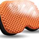 NEW-Vi Anti-Slip Kayak Seat Cushion - Waterproof Thicken Gel Boat Kayak Canoe Rowing Stadium Pad for Sit in Kayak Chair Kayak Accessories Equipment Gear for Fishing Kayak (Orange)