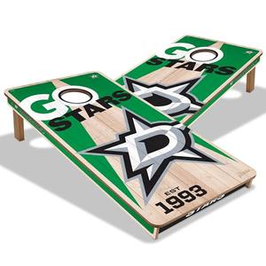 YouTheFan NHL Dallas Stars 2’ x 4’ Professional Wood Cornhole Game