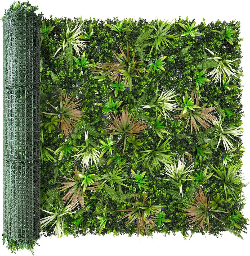 40x120 in (33.5 Sqft) Artificial Greenery Boxwood Hedge Roll