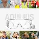 12 x Aqulius Over Glasses Safety Glasses & Safety Goggles - 12-Pack, Clear Polycarbonate - Anti-Fog & Scratch-Resistant Bulk Eye Protection for Sanding & Shooting - ANSI Z87+ Rated Side Shields